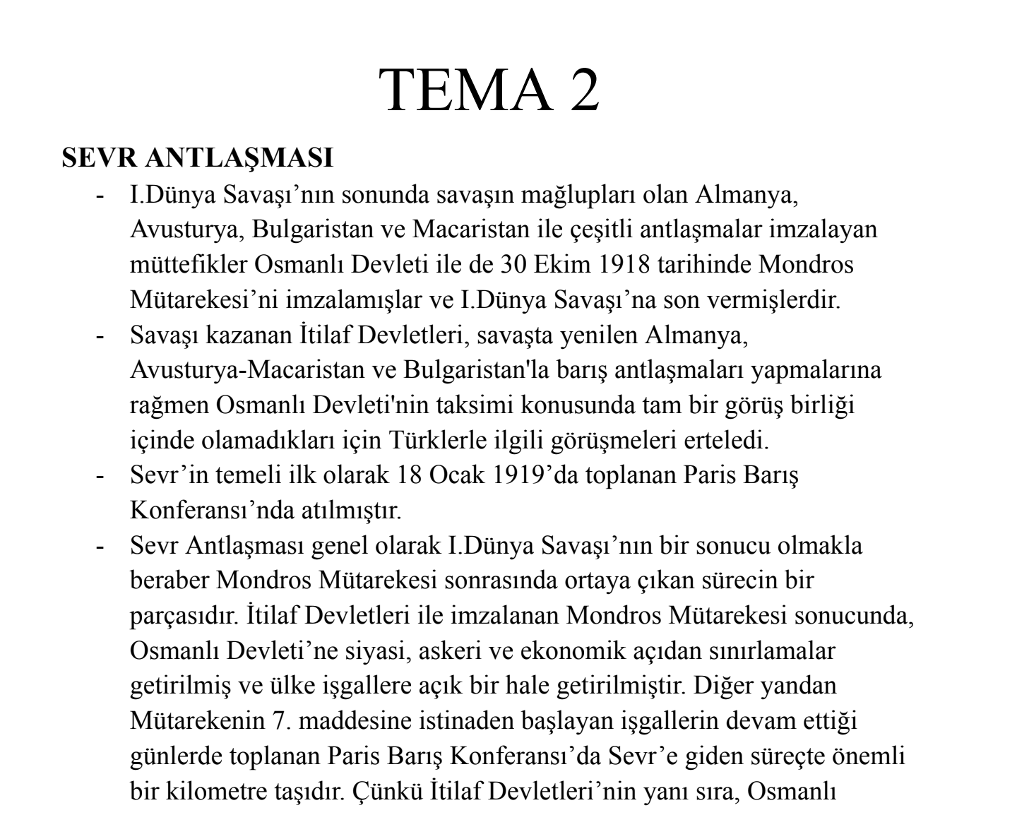 TITC Tema 2 Notları